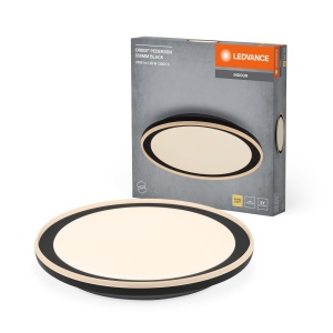 Lampa LED LEDVANCE ORBIS Pederson, 36W, 2500lm, neagra, 550mm
