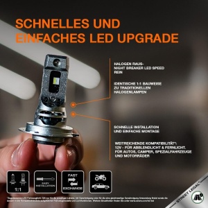 Lampa LED OSRAM NIGHT BREAKER H7 450, 6000K, 450 mai multa luminozitate - Img 3