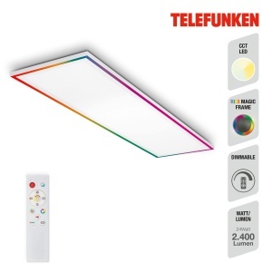 Lampa LED pentru tavan TELEFUNKEN RGBIC Magic, 24W, 2400 Lumen, Dimabila - Img 2