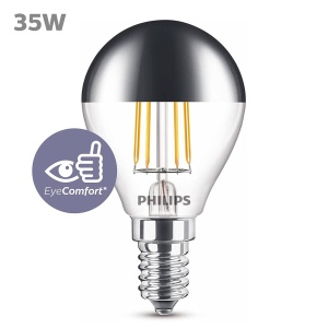 Lampa LED Philips Classic 35W E14, 2700K, 397 Lumen, Alb - Img 5
