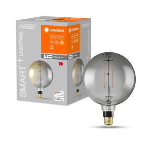 Lampa LED Smarte LEDVANCE E27, Dimmabila, 2500K, Filament Clar