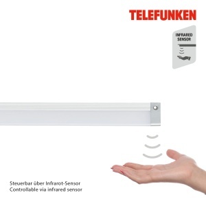 Lampa LED sub mobila TELEFUNKEN, 50 cm, 7 W, 720 Lm, argintie - Img 5