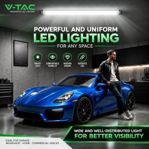 Lampa LED V-TAC Feuchtraumleuchte 120 CM 36W IP65, 4320 Lumen - Img 4