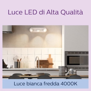 Lampa Philips Classic LED GU10, 35 W, transparenta, alb neutru, fara reglare, pachet dublu - Img 4