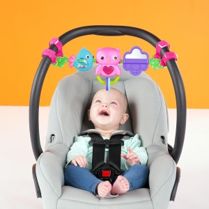 Lant pentru carucior Bright Starts cu lumini si melodii, design bufnita si pasare - Img 4