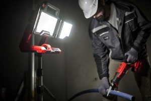 Lanterna LED Einhell TP-CL 183000 Li cu stativ 3000 lumeni cap rotativ - Img 4