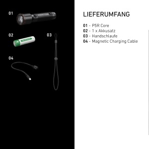 Lanterna LED Ledlenser P5R Core, 500lm, 250m, 106g - Img 10