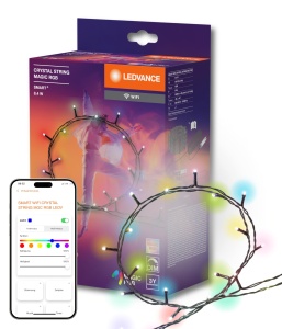 Lanterna LED RGB LEDVANCE cu 200 LED-uri, WiFi, IP44, Sincronizare Muzicala