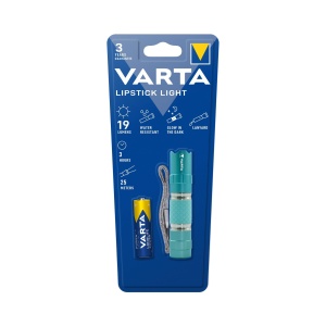 Lanterna LED VARTA Lipstick Light, 0.5W, Albastru Turcoaz, Include 1x Baterie AA - Img 2