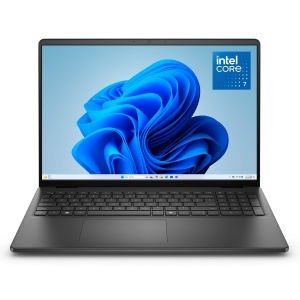 Laptop Dell DC16250, 16 inch, 2K, Intel Core i7, 16GB RAM, 1TB SSD, Negru