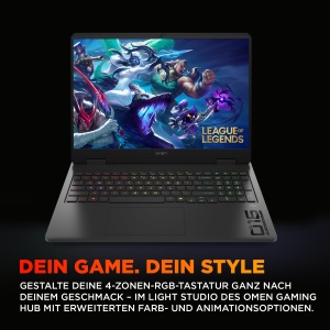Laptop Gaming HP Omen 16, AMD Ryzen 9, NVIDIA GeForce RTX 5060, 16GB RAM, 1TB SSD - Img 6