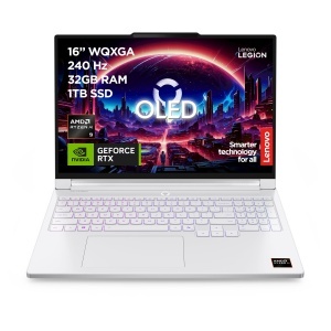 Laptop Gaming Lenovo Legion 7 16 WQXGA OLED 240Hz AMD Ryzen 9 32GB RAM 1TB SSD Glacier Weiss