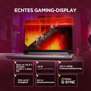 Laptop Gaming Lenovo LOQ AMD Ryzen 7, 16GB RAM, 1TB SSD, NVIDIA GeForce RTX 5060, 15.3 WUXGA - Img 6