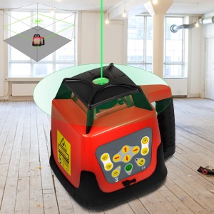 Laser Rotativ VEVOR, Max. 600 m, Auto-Nivelare, Verde, IP54 - Img 4