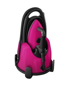 Laurastar Lift Plus Pinky Pop, Statie de calcat 3 in 1 care sifoneaza, calca si curata hainele, Abur igienic, Infasurare automata a cablului, Talpa din aluminiu 3D, Calcare verticala, Detasabil - Img 6