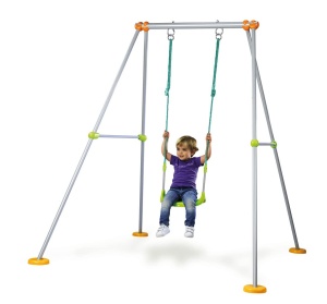 Leagan pentru copii Smoby Swing Plus, structura metalica, inaltime 180 cm