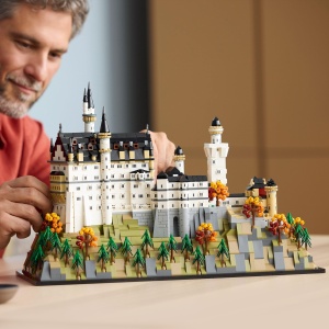 LEGO Architecture Schloss Neuschwanstein 21063 Set de Constructie 3455 Piese Decorativ - Img 8