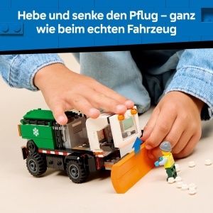 LEGO City 60490 Masina de Deszapezire cu Lama Mobila si Functie de Imprastiere - Img 5