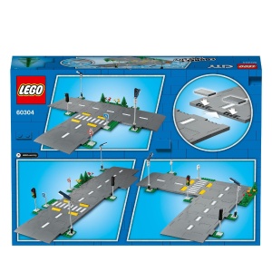 LEGO City Road Intersectie cu semafoare Straluceste in intuneric set de constructie 60304 - Img 9