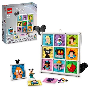 LEGO Disney 43221 Set Creativ 100 Ani Decoratiuni de Perete cu Mickey Mouse