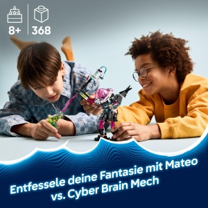 LEGO DREAMZzz 71495 Mateo vs Cyberhirn Mech 2-in-1 Set Transformabil - Img 2