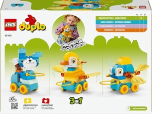 LEGO DUPLO 10448 Set 3-in-1 Animale pe roti pentru copii de la 2 ani - Img 12