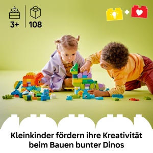 LEGO DUPLO 10451 Set 3-in-1 Dinos pe Roti 108 Piese pentru Copii 3 Ani - Img 2