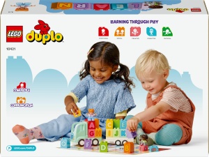 LEGO DUPLO ABC-Lastwagen 10421 Camion cu Litere si Figurine pentru Copii 2 - Img 11