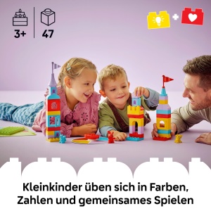 LEGO DUPLO Hopsys Burgspiel 10450 Joc Educativ pentru Copii cu Figurine si Castel - Img 2