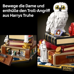 LEGO Harry Potter 76466 Set Colectie 25 Ani 1571 Piese Figurina Hedwig si 3 Minifigurine - Img 6