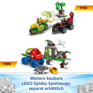 LEGO Marvel 11200 Spidey-Rex vs Gobby-Raptor Set cu Dinos pentru Copii 4 ani - Img 7