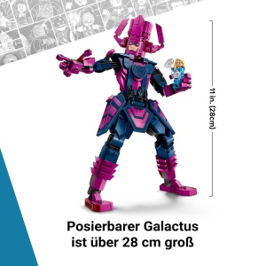 LEGO Marvel Fantastic Four vs Galactus 76316 Set de Constructie cu Minifigurine si Elemente Mobile - Img 8