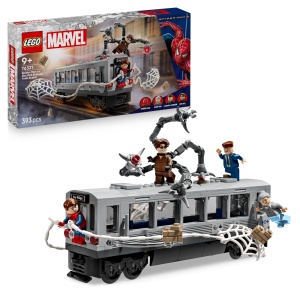 LEGO Marvel Spider-Man vs Doc Ock 76321 Set de Joaca cu Tren si Minifigurine