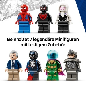 LEGO Marvel Spider-Man vs Mysterio 76342 Set cu 7 Minifigurine si Turn de 4 Etaje - Img 5