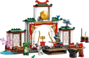 LEGO NINJAGO Spinjitzu-Tempel 71831 Set Constructie cu Minifigurine si Dragon - Img 10