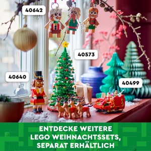 LEGO Schlitten des Weihnachtsmanns 40499 Set cu Ren si Cadouri pentru Copii 9 - Img 7