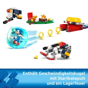 LEGO Sonic The Hedgehog 77001 Set de Joaca cu Figurine si Accesorii - Img 3