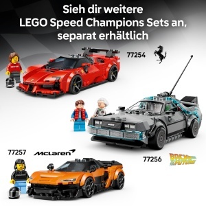 LEGO Speed Champions Bugatti Vision Gran Turismo 77253 Masina de jucarie pentru copii si colectionari 284 piese - Img 7