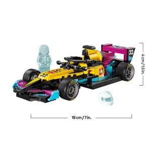 LEGO Speed Champions F1 Academy 77258 Masinuta Formula 1 cu Minifigura Pilot Femeie - Img 5