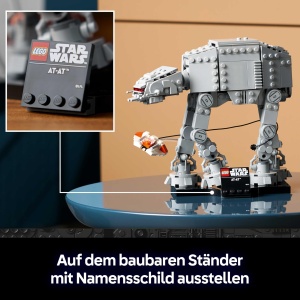 LEGO Star Wars 75440 AT-AT Diorama cu Snowspeeder si Stand Set de Constructie pentru Adulti - Img 6