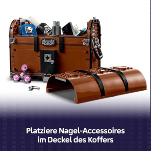 LEGO Wednesday 76785 Koffer Bauberset cu Enid Minifigur si Accesorii Creative - Img 6