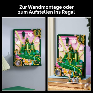 LEGO Wicked Emerald City 75685 Set 3D pentru Adulti cu 6 Minifigurine si Decoratiuni Creative - Img 6