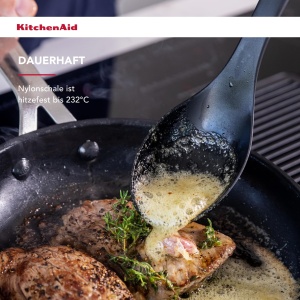 Lingura de gatit KitchenAid Soft Grip rezistenta la caldura Gri Carbune - Img 3