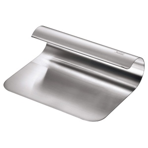 Lingura de legume Silit Cut'n Serve 11 x 15 cm, ustensile de bucatarie din otel inoxidabil mat, ajutor de bucatarie, racleta de aluat pentru bucatarie, poate fi spalat in masina de spalat vase