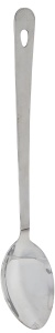 Lingura de servire Ibili din inox, 34 cm, argintie