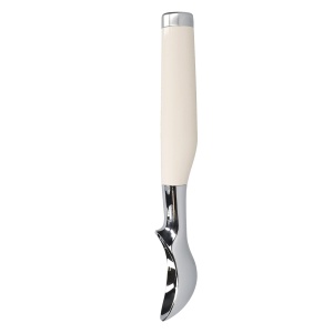 Lingura pentru inghetata KitchenAid, design ergonomic, spulberata, culoare Almond Creme - Img 2