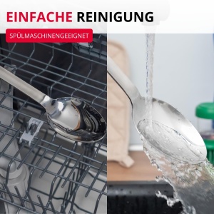 Lingura pentru legume Westmark Pro, inox, 45 cm, design ergonomic - Img 8