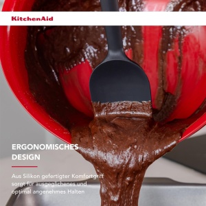 Lingura spatula KitchenAid Softgrip rezistenta la caldura Gri antracit - Img 6