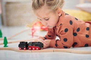 Locomotiva cu aburi BRIO World 33884 cu rezervor de apa si abur real pentru copii 3 - Img 7