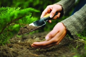Lopatica de gradina Fiskars Premium, 28 cm, otel inoxidabil, negruoranj - Img 3